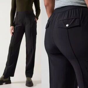 Athleta Black Vienna Cargo Pants Size 8 - 26905